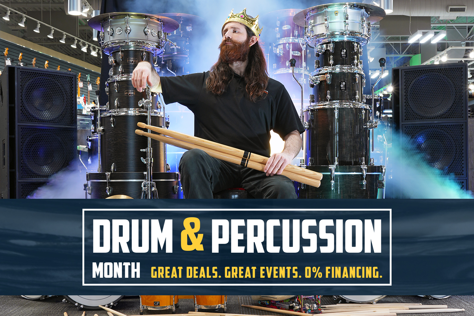 May is Drum & Percussion Month at Long & McQuade!